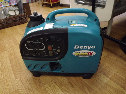 デンヨ DENYO インバータ 発電機 GE-900SS-IV 50/60Hz ハンディサイズ 2.5L 札幌 西岡店