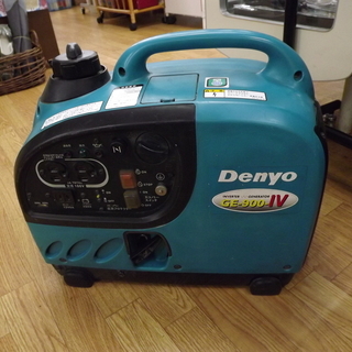 デンヨ DENYO インバータ 発電機 GE-900SS-IV 50/60Hz ハンディサイズ