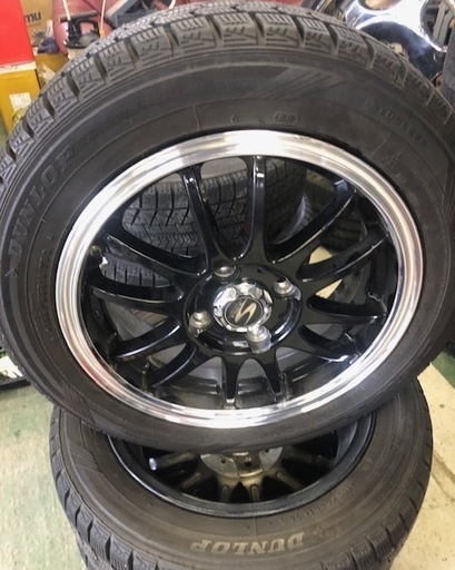 スタットレスタイヤ　アルミ付き　155/65R14　DSX-2  取引中