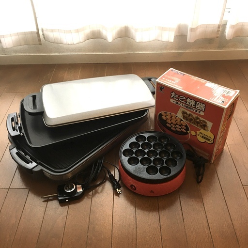 象印ホットプレート\u0026たこ焼き機