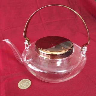 ㊷【ちろり ガラス製冷酒器】昭和レトロ  未使用
