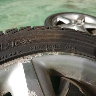 【値下げ】215/45R17スタッドレスアルミセットの画像