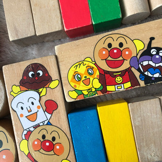 値下げ！アンパンマン積み木の画像