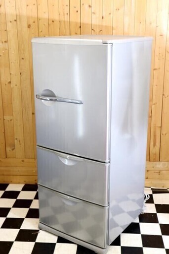 配達込み 冷蔵庫　SANYO　SR-261U　2011年製　255L　3ドア　右開き　シルバーナノフェライト　ロータイプ　住まい　料理