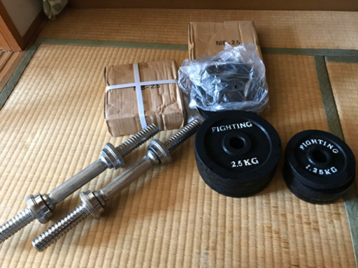 ダンベル30Kg & シットアップベンチ