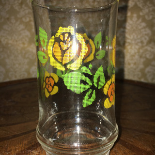 レトロ アデリアグラス コップ アリス 6個セットの画像