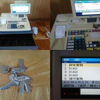 tec 電子レジスタ MA2055 鍵付  acアダブター等々 ...