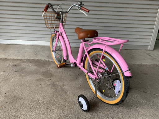 a.n.design works 製　こども用　18インチ　自転車　補助輪
