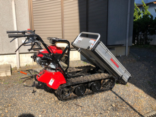美品 ホンダ HONDA HP 350 クローラー 手動 ダンプ 運搬機 運搬車 アルミ製 アオリ 350kg積み ガソリン 力丸 本
