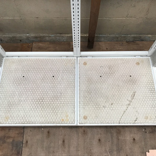 店舗用ディスプレイラック　棚2枚付きの画像