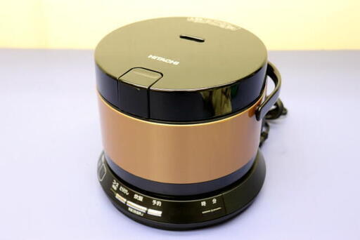 HITACHI　ＩＨ炊飯器打込鉄釜 おひつ御膳2合炊き ブロンズゴールド　RZ-TS202M (N)　2017年製　0.36L　外して　運んで　アツアツ