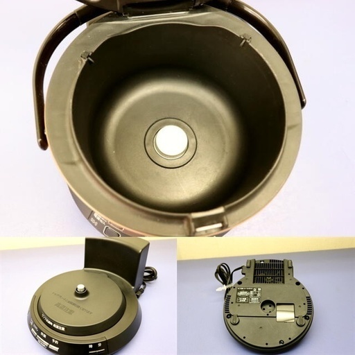 HITACHI　ＩＨ炊飯器打込鉄釜 おひつ御膳2合炊き ブロンズゴールド　RZ-TS202M (N)　2017年製　0.36L　外して　運んで　アツアツ