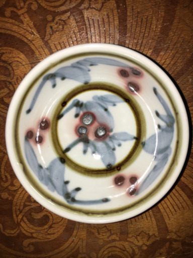 椋木春水（英三）造”笹絵鉢”　5客（師　河井寛次郎）
