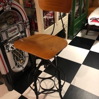 【美品】回転式ハイチェア　ノーザンオハイオNORTHERN OHAIO INDUSTRIAL 