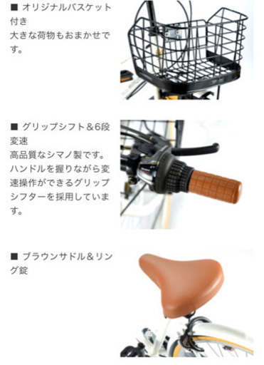 My Pallas マイパラス シティサイクル26インチ・シマノ6段ギア M-501