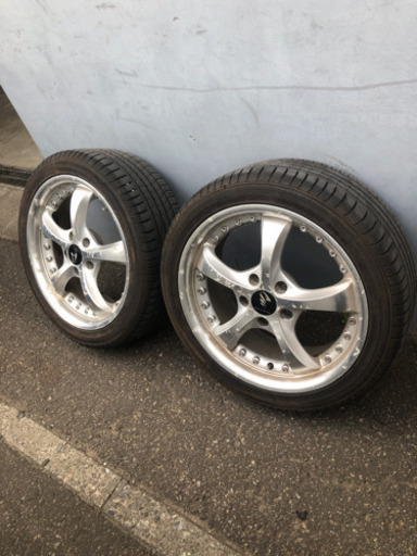 【値下げしました】タイヤ　アルミ付　　215/45/R17