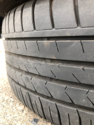 【値下げしました】タイヤ　アルミ付　　215/45/R17