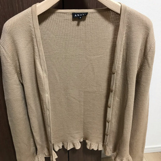 アナイ  ANAYI  カーディガン  ニット  フリル  キャ...