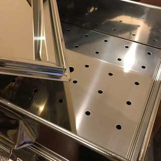 TKG業務用蒸し器 角型 2段 39cmの画像
