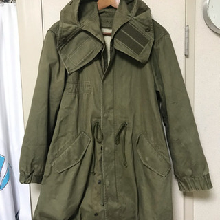 カッコいい モッズコート (カーキ色)の画像