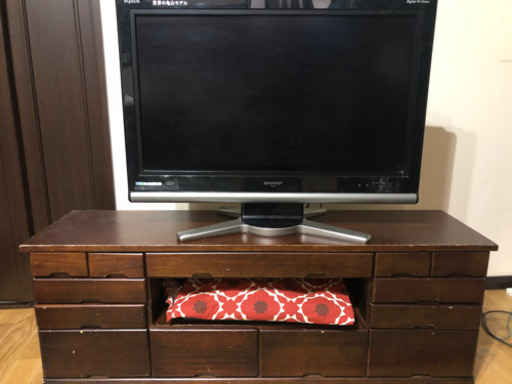 最終値下げ中　SHARP AQUOSテレビ32型とテレビ台セット