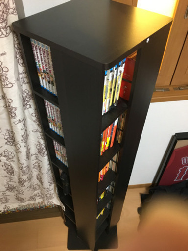 回転式　本棚　7段