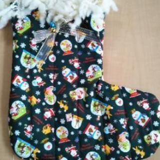 クリスマスソックス×3足の画像