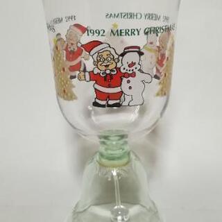 クリスマス柄　グラス
