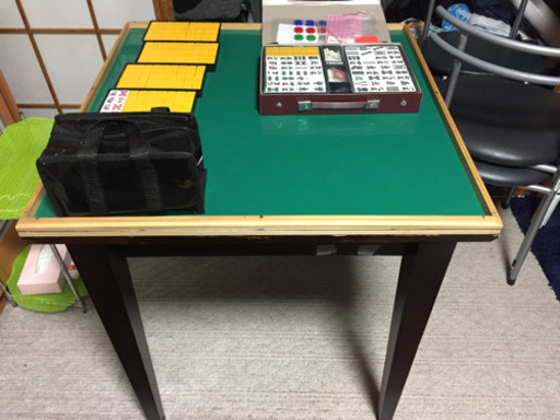 【さらにさらにさらにさらに値下げ】【自作麻雀卓】麻雀卓牌セット