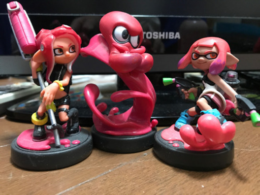 スプラトゥーン2アミーボ(ガール・タコ・タコガール)