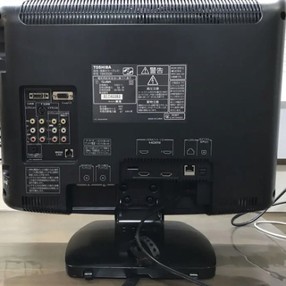 TOSHIBA 19インチ　テレビ　東芝REGZA の画像