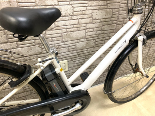クリスマスSALE  東京23区配達無料  新基準 ヤマハ パスシティ  8.9Ah リチウム 電動自転車 中古 27インチ
