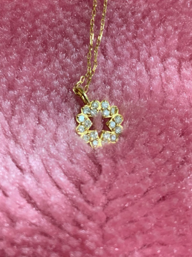 18金ネックレス。