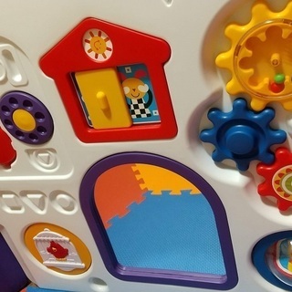 【ベビーサークル】日本育児 ミュージカルキッズランドDX（専用‪マット付）の画像