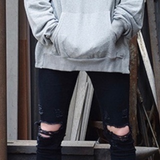 ZOZOTOWN購入 【WESTBOY】スキニー ダメージ ブラックスキニーデニム の画像