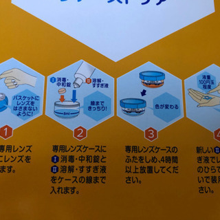 受け渡し者決まりました！◆最終値下げ■ソフトコンタクト　洗浄液保存パック　未使用 ◆値下げ◆の画像