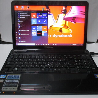 ②【美品爆速】東芝dynabook T451/57DB ／新品ＳＳＤ２５６ＧＢ／新品キーボード／Corei7ノートパソコン　リカバリー済 中古動作品 