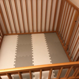 木製ベビーサークルの画像