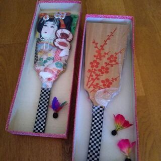 羽子板　2枚　中古の画像