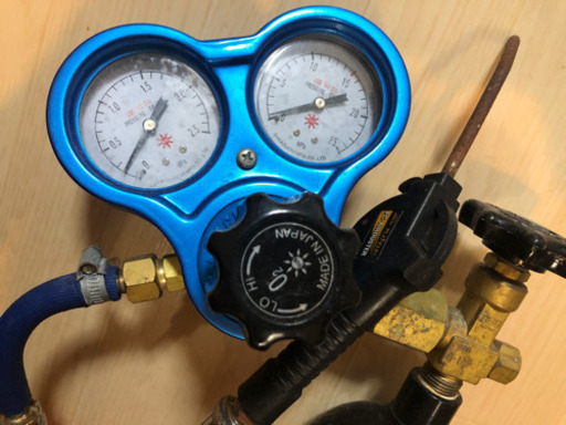 3.4L /0.5立米の小型関東式酸素ボンベ（熱帯魚パッキング用）