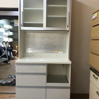 リサイクルサービス八光 田上店 配達・設置OK】パモウナ 食器棚 パール