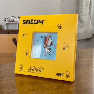 非売品　スヌーピー置時計