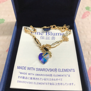 未使用 スワロフスキ ブレスレットの画像