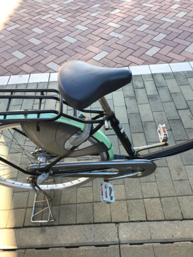 丸石子供乗せ自転車 オ一トライト、３段ギアフロント超大型かご新品