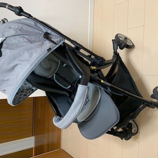 価格更新：10,000円】ピジョン ベビーカー ランフィ リノン グレー