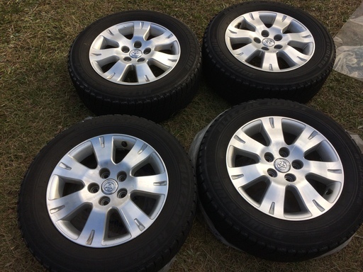 10系　アルファード純正アルミホイール　BS 205/65R16 スタッドレスタイヤ4本セット　