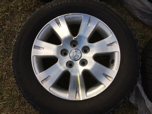 10系　アルファード純正アルミホイール　BS 205/65R16 スタッドレスタイヤ4本セット　
