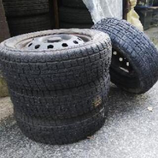 スタッドレスタイヤ ホイール付 4本セット 155/65R13 730