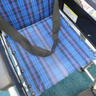 【自社配送は札幌市内限定】介護⑧ 車椅子 カワムラサイクル製 車イス 介助ブレーキ付き ノーパンクタイヤ 中古の画像