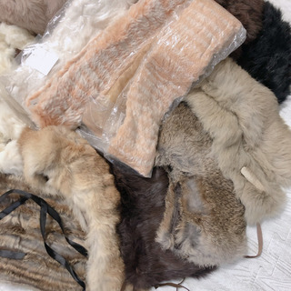 ティペット リアルファー マフラー ファッション小物 帽子 新品